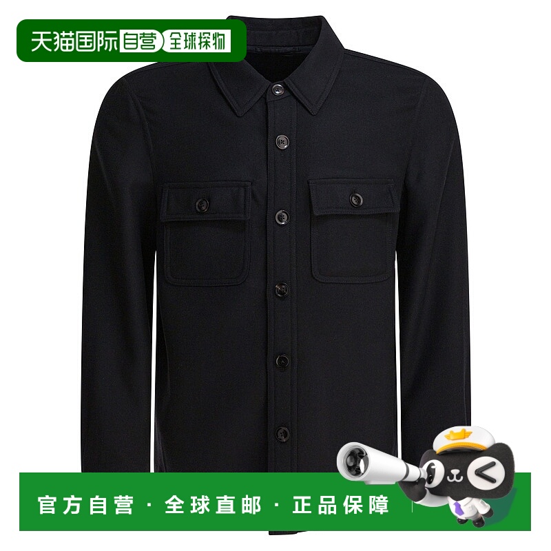 香港直邮Tom Ford 汤姆 福特 男士 輕薄胸前口袋外套式襯衫 OJS01