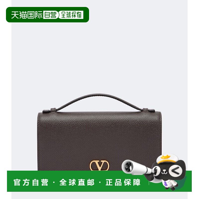 香港直邮valentino 华伦天奴 女士 VLogo 标志迷你皮革链带钱包
