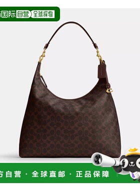 自营欧洲直邮Coach蔻驰 女士棕褐色Juliet 38 单肩包手提包