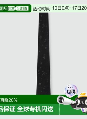 自营1h可退 欧洲直邮LV路易威登 男士黑色真丝领带简约百搭新款