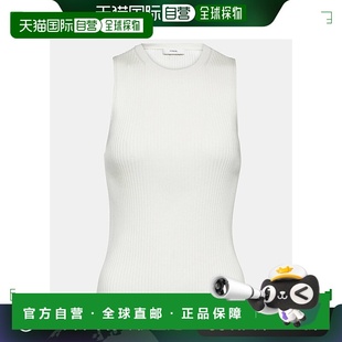 white白色 1h可退 罗纹针织背心上衣 女士 舒适时 香港直邮VINCE