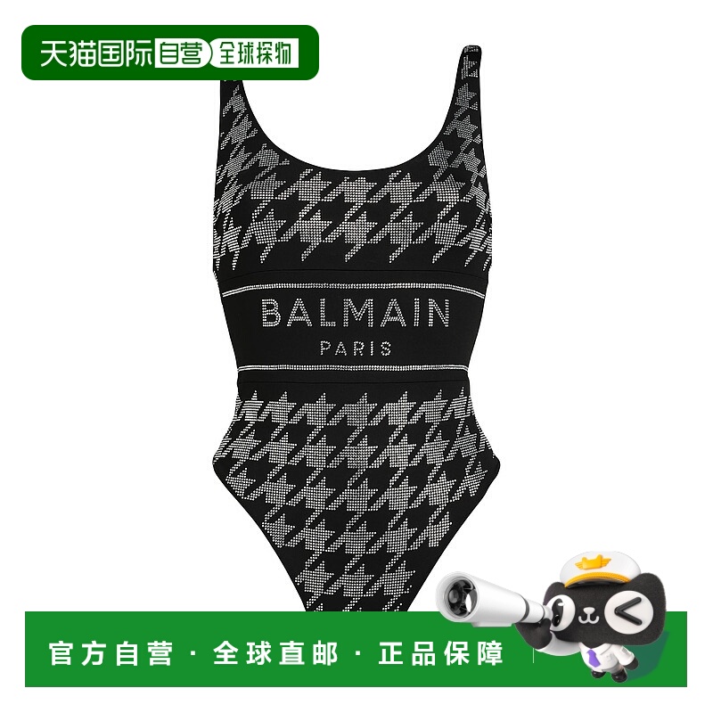 香港直邮Balmain 巴尔曼 女士 One-piece 泳衣 black黑色 舒适时