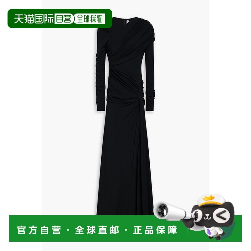 1h可退 香港直邮CAROLINA HERRERA 女士 褶皱弹性针织礼服 R2515N