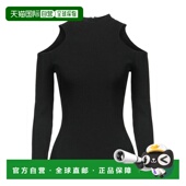 时尚 香港直邮Maje 舒适 BLACK 黑色针织衫 女士 拉链毛衣