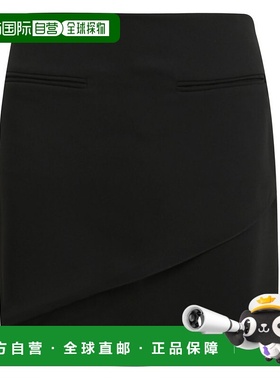 1h可退 香港直邮Courreges 女士 口袋半身裙 225CJU247PL0147