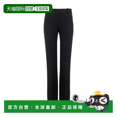 1h可退 香港直邮CHLOÉ 女士休闲裤 17HPA16NR001 SS2019 黑色 纽