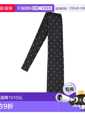 1h可退 香港直邮Tom Ford 汤姆 福特 男士 黑色领带 STE001S0260N