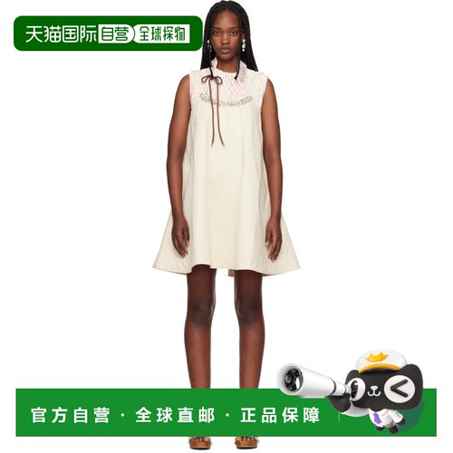 香港直邮Simone Rocha 蒙娜 罗莎 女士 米色 A-Line 连衣裙 7412B
