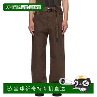 2503757M 1h可退 棕色束带牛仔裤 香港直邮Sacai brown棕色 男士