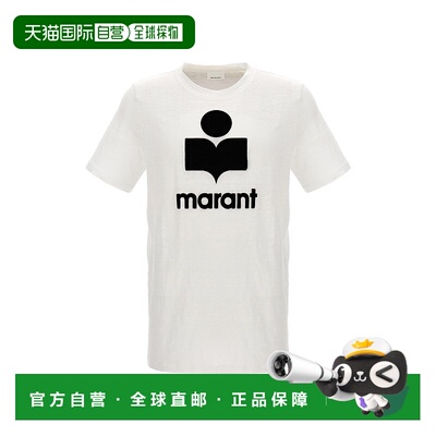 1h可退 香港直邮Isabel Marant 伊莎贝尔 玛兰 男士 Karman 徽标T