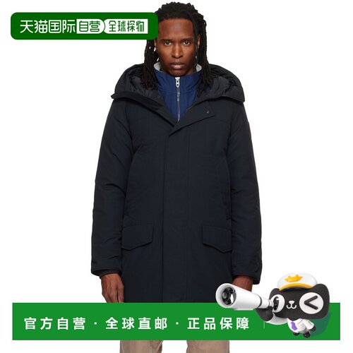 香港直邮Canada Goose 加拿大鹅 男士 黑色 Langford 羽绒大衣 20