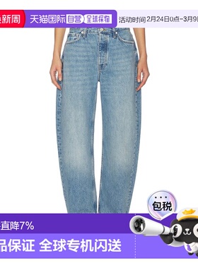 1h可退 香港直邮ANINE BING 女士 Fritz 直筒牛仔褲 A0611764