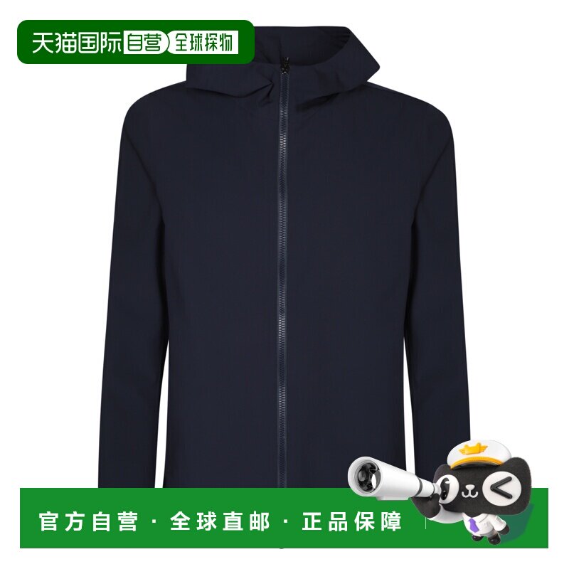 1h可退 香港直邮HERNO 男士夹克 GI000400U12301S9200 SS2024 黑 - 实物图