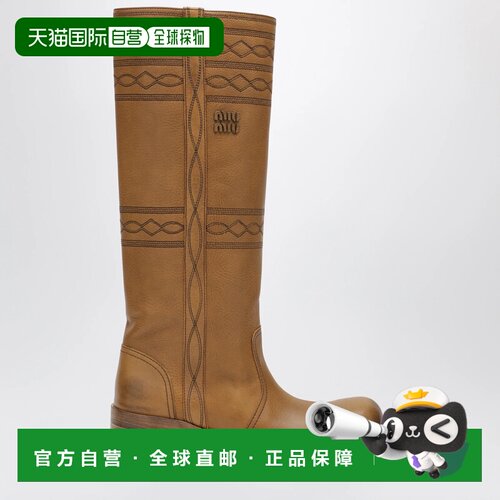 香港直邮MIU MIU 女士靴子 5W765E050D7TF0054 AW20支付后1h可退