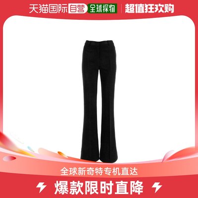 香港直邮Etro 女士黑色粘胶纤维混纺裤子