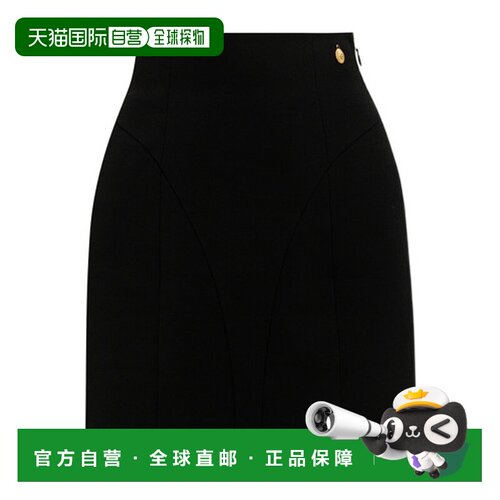 香港直邮Balmain 高腰半身裙 DF1LA465VB00包臀裙 【付后1h可退】