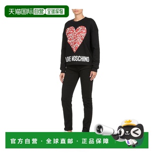 W640401M4055 针织卫衣 香港直邮Moschino LOGO印花长袖