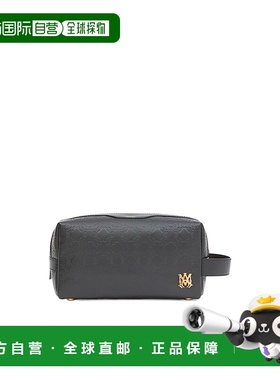 1h可退 香港直邮Amiri MA QUAD 皮革洗漱包 AMHABA1012
