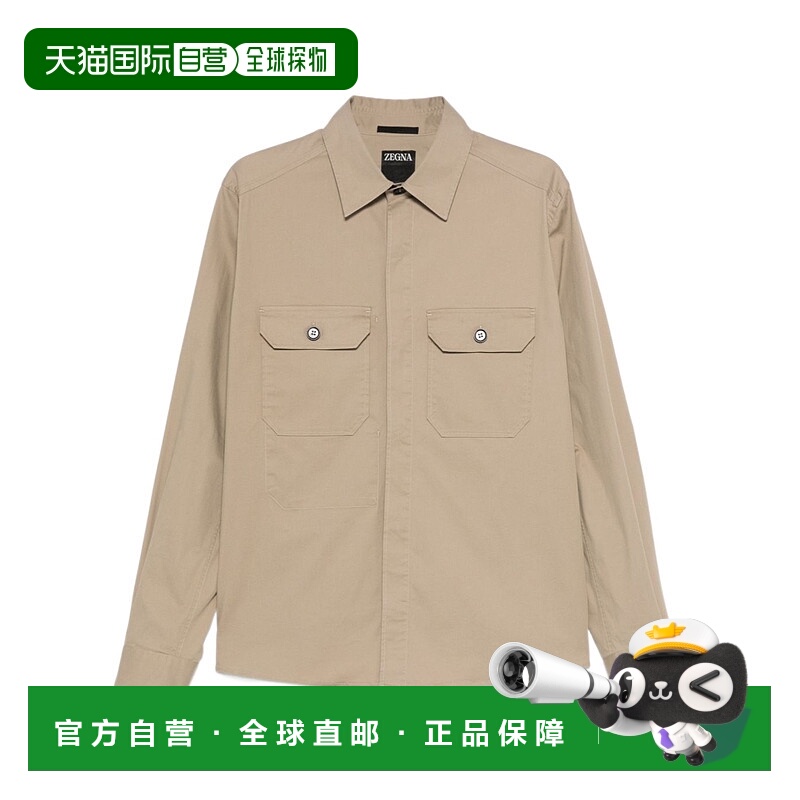 香港直邮Zegna 长袖衬衫 UFV16A9SOT8B杰尼亚
