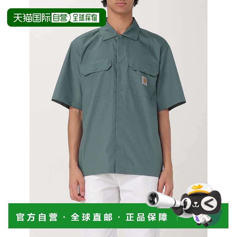 1h可退 欧洲直邮carhartt wip 男士 衬衫新款短袖