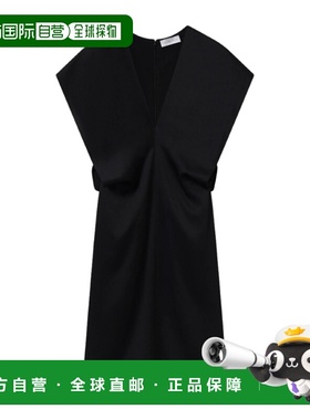 香港直邮Stella McCartney 深 V 盖袖连衣裙 6A05613FU302