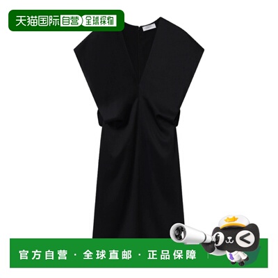 香港直邮Stella McCartney 深 V 盖袖连衣裙 6A05613FU302