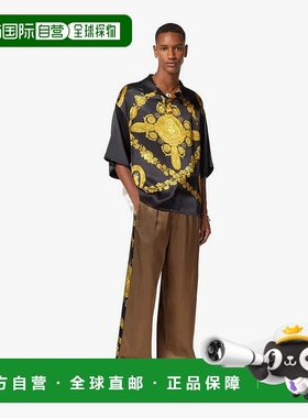 香港直邮Versace 徽标长裤 10093741A06824范思哲运动裤卫裤