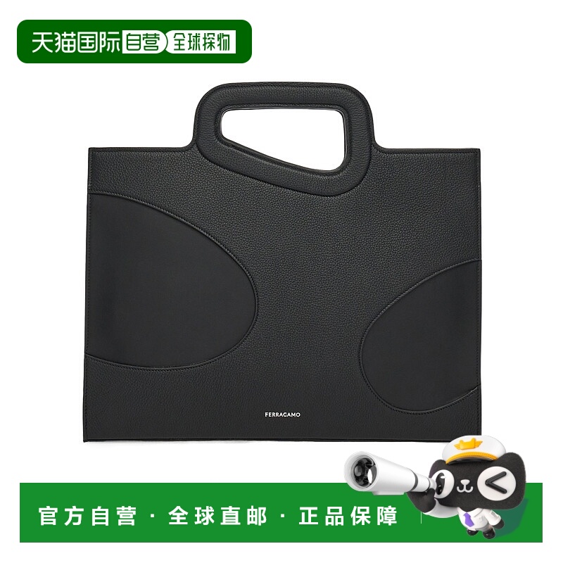 香港直邮Salvatore Ferragamo 镂空细节公文包 241314菲拉格慕