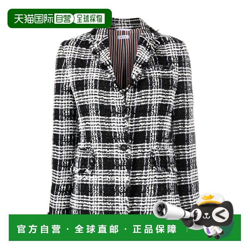 香港直邮THOM BROWNE 女士西服 FBC700TF0363001 SS2024 黑色