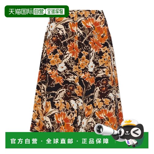 香港直邮MARNI 女士半身裙 GOMA0862A0UTC722EBR40 AW2026a字裙