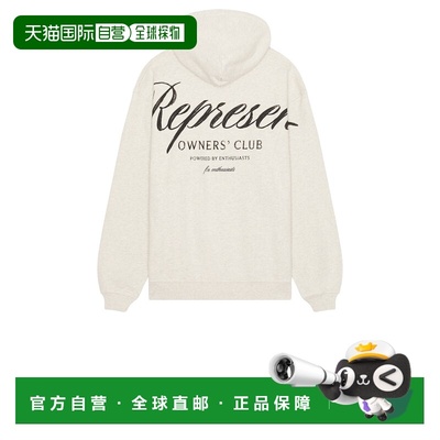 1h可退 香港直邮Represent 男士 Owners Club Script 连帽衫 OCM4
