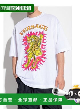 香港直邮Versace 短袖T恤 10102351A07456范思哲男装