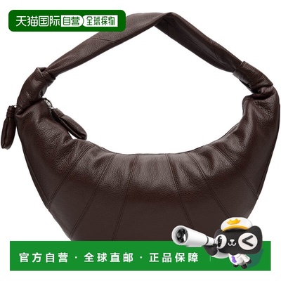 1h可退 香港直邮Lemaire 女士 棕色 Fortune Croissant 单肩包 BG