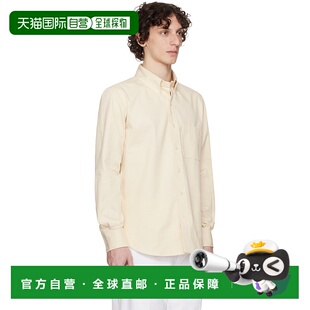 1h可退 香港直邮Thom Browne 汤姆 布朗 男士 米色 Straight Fit