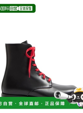 1h可退 香港直邮valentino 华伦天奴 男士 小牛皮短靴 7Y2S0K74NB