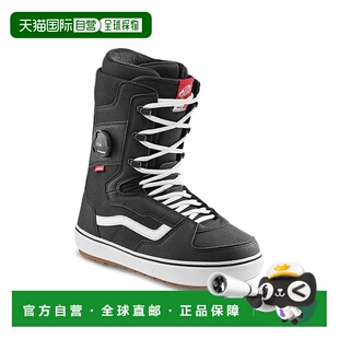 自营欧洲直邮Vans Invado男士黑色皮革自由式滑雪靴