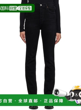 1h可退 香港直邮AGOLDE 女士 黑色 Freya 牛仔裤 A90741274