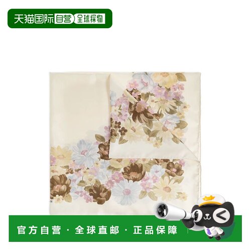香港直邮versace 范思哲 女士 花卉印花围巾 10016001A18013