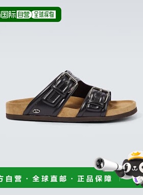 香港直邮valentino 华伦天奴 男士 Fussfriend 皮质凉鞋