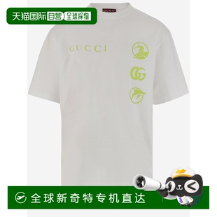T恤短袖 1小时内可退 上装 欧洲直邮gucci 印花 男士