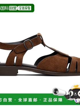 1h可退 香港直邮Hereu 男士 黄褐色 Pesca Suede 凉鞋 PESUMF