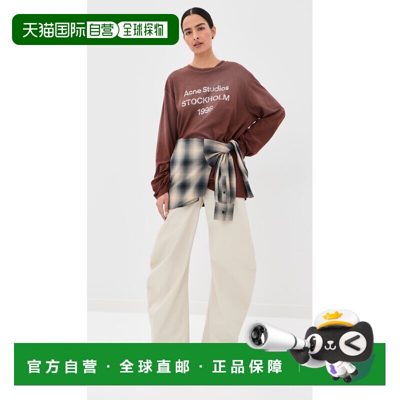 香港直邮Acne Studios 艾克妮 女士 Barrel Leg 裤子女装休闲裤