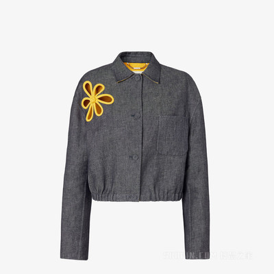 1h可退 香港直邮Fendi 芬迪 女士 蓝色外套 FJ7713AW9X blue蓝色