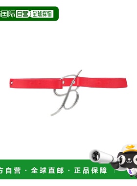 香港直邮Blumarine 蓝色情人 女士 细款皮带 red红色 舒适时尚