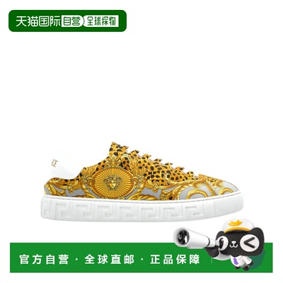 香港直邮Versace 圆头运动鞋范思哲 10135681A16198低帮厚底