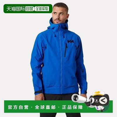 自营欧洲直邮Helly Hansen 男士蓝色聚酰胺Odin9Worlds3.0软壳面