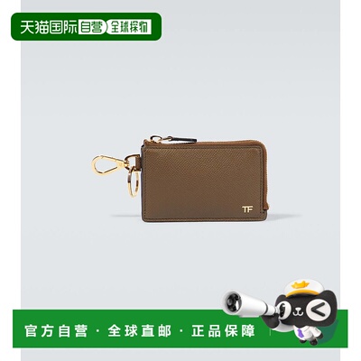 香港直邮Tom Ford 汤姆 福特 男士 皮革钥匙扣斜挎包 CARDHOLDER