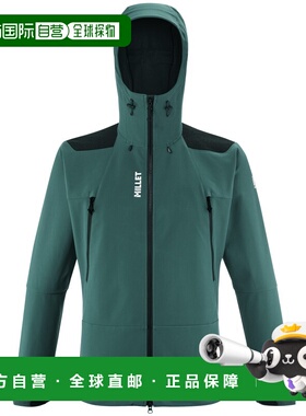 自营欧洲直邮Millet觅乐 K ABSOLUTE SHIELD 男款软壳外套 绿色