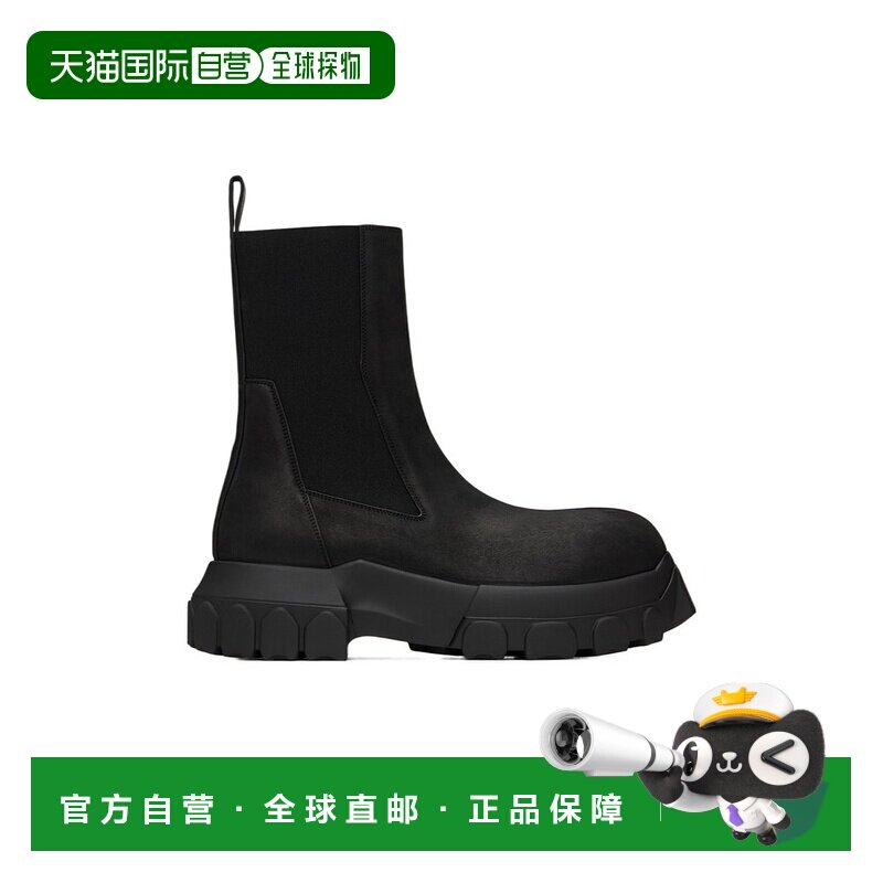 香港直邮Rick Owens 圆头切尔西靴 RU02D6881LWN