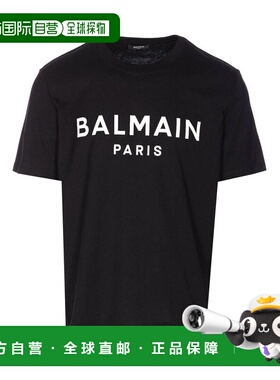 1h可退 香港直邮BALMAIN 男士T恤 EG000BD45EAB SS2026 黑色男装